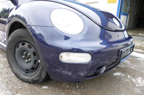 New Beetle 9C Stoßstange vorne Stoßfänger vorn blau LG5T mit Nebelscheinwerfer (178021)