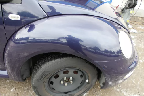VW New Beetle 9C Kotflügel vorne rechts blau LG5T 1C0821104H