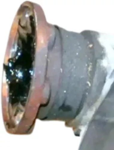 VW Polo 9N Ibiza Flanschwelle Flansch an Getriebe 02T409343 links