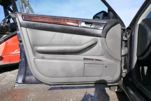 4x A6 4B Türverkleidung Verkleidung Tür vorne hint links rechts Leder grau swing
