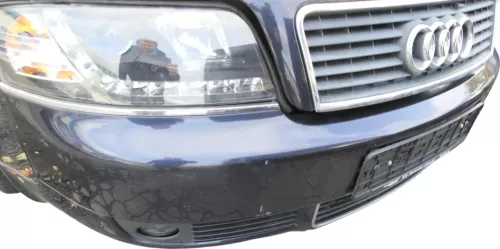 Audi A6 4B Frontstoßstange Stoßstange vorne Stoßfänger blau LZ5L Facelift (178126)