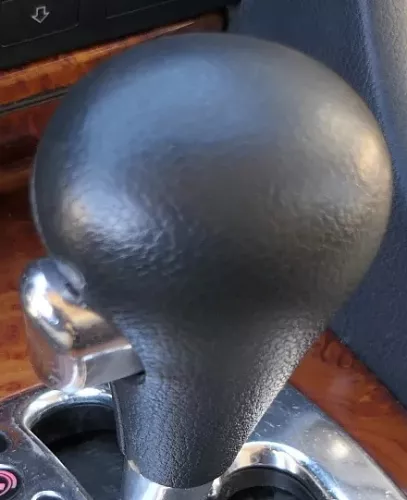 Audi A6 4B Griff Knopf Automatik Schaltknauf Schalthebel Leder schwarz soul (178136)