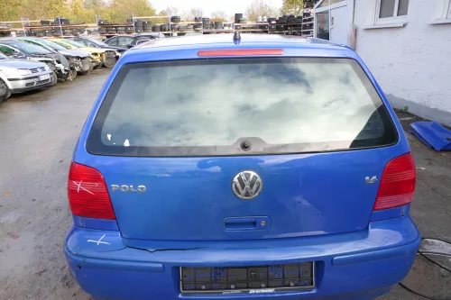 Polo 6N2 Heckklappe Klappe hinten Kofferraumklappe blau LW5Z Scheibe (178380)
