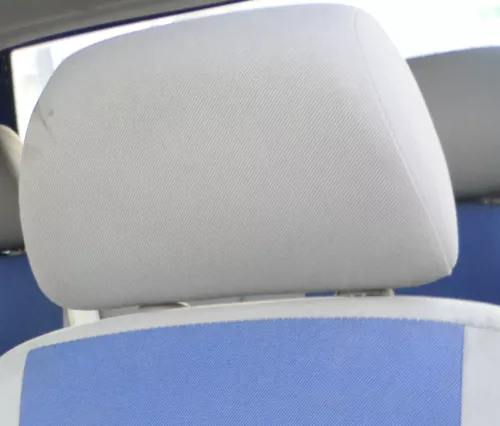 1x VW Polo 6N2 Lupo Sitz Kopfstütze vorne rechts oder links vorn - helles grau (178386)