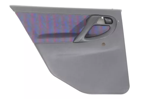 1x Polo 6N Türverkleidung Verkleidung Tür hinten links 4/5-Türer off-black lila