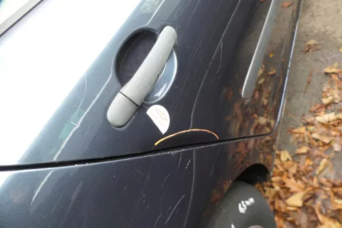 VW Golf 5 V 1K Tür  Türrahmen Türblatt hinten rechts 4/5-Türer blau LC5F (178502)