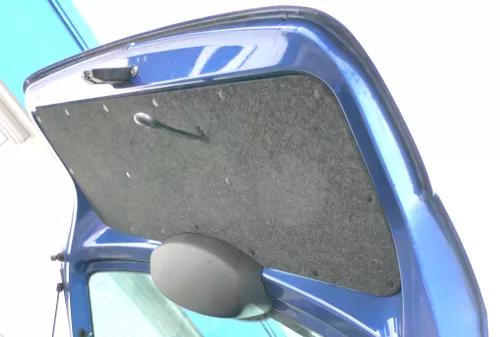 Skoda Fabia 5J Limo Abdeckung Verkleidung Kofferraum hinten Heckklappe Deckel