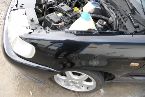 VW Polo 6N 6N1 Kotflügel vorne links schwarz L041 (178650)