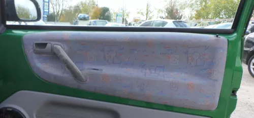 1x VW Lupo Arosa Türverkleidung Verkleidung Tür vorne rechts oben grau (178684)