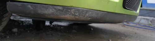 VW Polo 6N2 Stoßstange Spoiler Lippe vorne (von Frontstoßstange Stoßfänger) (178742)