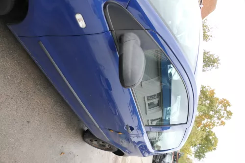 VW Fox 5Z Tür vorne links Fahrertür blau LL5M (178785)