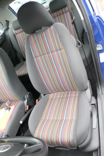 VW Fox Sitz Fahrersitz vorne links OHNEAirbag höhenverstellbar  (178786)