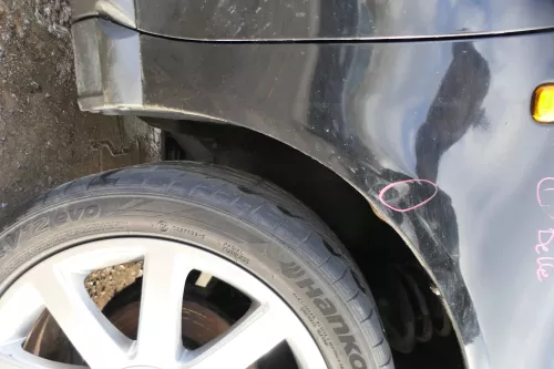 Audi A3 8L Kotflügel vorne rechts schwarz LY9B (178798)