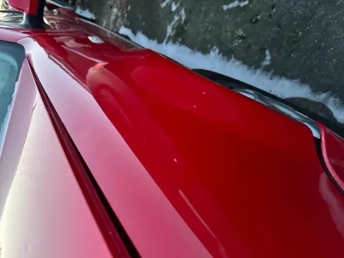 VW Golf 4 1J Kotflügel vorne links rot LY3D - kleine Hageldellen (178903)