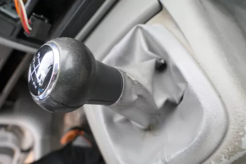VW Passat 3B 3BG Schaltknauf Schaltsack Schaltung Schaltknüppel 5-Gang grau (178922)