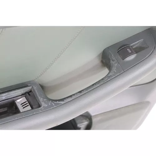 1x Audi A6 4B Türverkleidung Verkleidung Tür hinten links Leder grün farngrün (179249)