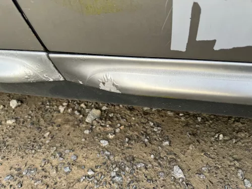 A6 4B 4Z Allroad NUR Zierleiste Leiste Abdeckung Tür hinten links unten  (179270)