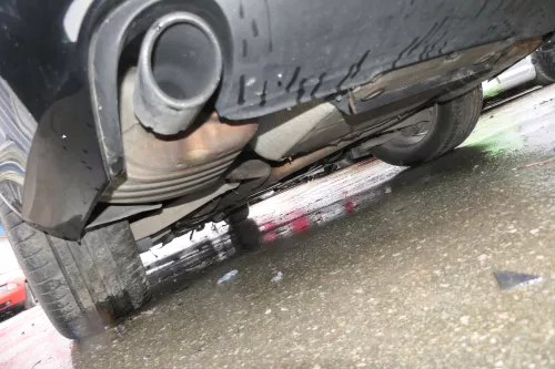 1x Audi A4 8K Auspuff Endschalldämpfer links hinten Benziner  (179361)