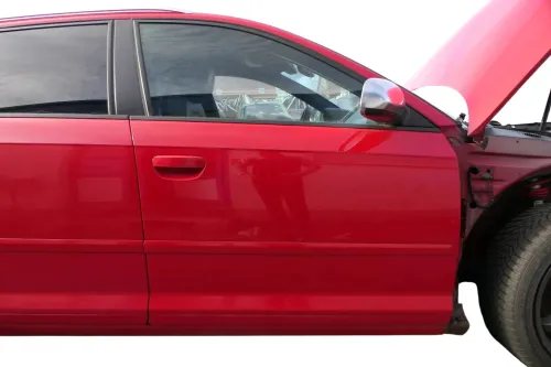 Audi A3 8P 4/5 Türer Tür vorne rechts Beifahrertür Türblatt rot LY3J Sportback