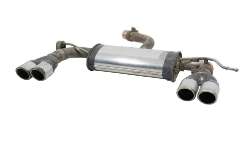 VW Golf 5 A3 8P Sportauspuff Sebring Enddämpfer Edelstahl (GT GTI) Doppelrohr