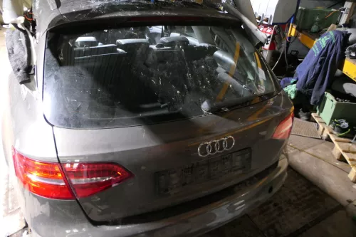 Audi A4 B8 8K Kombi Avant hinten Heckklappe mit Scheibe Deckel grau LY1P (179591)