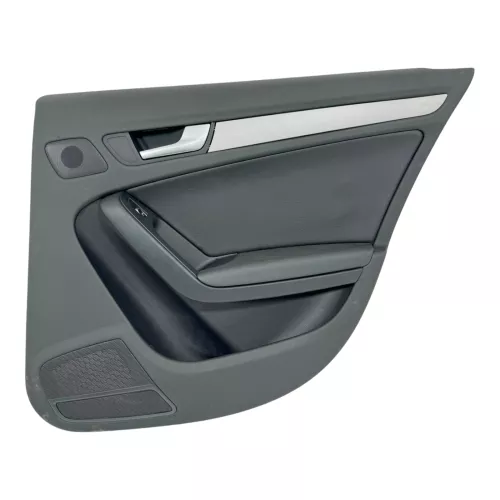 1x A4 8K B8 Türverkleidung Verkleidung Tür hinten rechts schwarz schwarz K-Leder (179601)