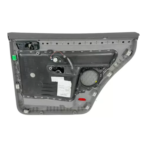 VW Touran 1x Türverkleidung Verkleidung Tür hinten links Griff Öffner - grau (179643)
