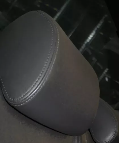 1x Jetta Golf Kom Kopfstützen Kopfstütze hinten links/rechts Leder anthrazit