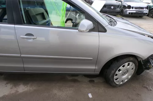 VW Polo 9N 9N3 Tür vorne rechts Beifahrertür 4/5-Türer grau silber LA7R ohneAnba (179925)