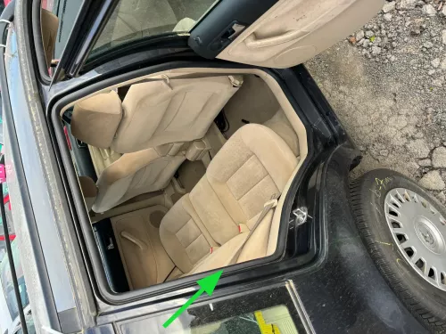 Golf 4 Türdichtung Dichtung Tür hinten rechts Kombi Variant hellbeige