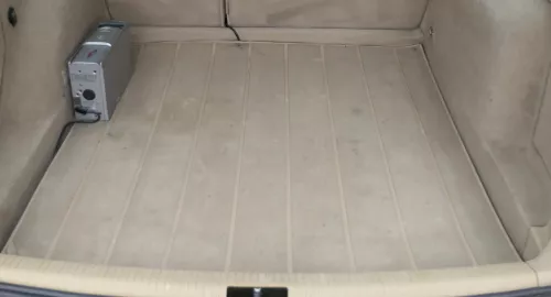 Golf 4 Variant Kombi Verkleidung Teppich Kofferraum Kofferraumteppich hellbeige (180003)