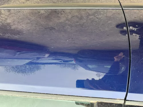 VW Polo 9N 9N3 Tür hinten links 4/5-Türer blau LB5N - ohne Anbauteile (180033)