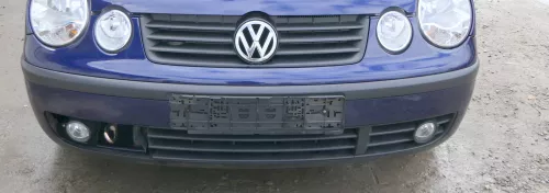 VW Polo 9N Stoßstange Frontstoßstange vorne blau LB5N (180036)