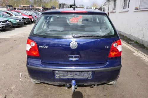 VW Polo 9N3 9N Heckklappe Kofferraumklappe Klappe blau LB5N ohne Anbauteile (180039)