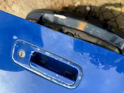 VW Golf 4 Limousine Heckklappe Kofferraumklappe Klappe hinten blau LW5Z-ohneAnb (180057)
