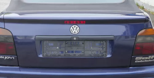 Golf 3 1E Cabrio Heckklappe Kofferraumklappe hinten Klappe blau LC5U ohneAnbaute (180212)