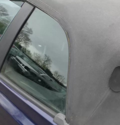Golf 3 / $ 1E Cabrio hinten links Fenster Scheibe Fensterscheibe Seitenscheibe 