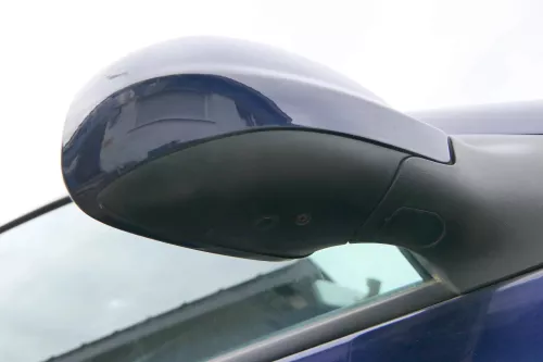 VW Golf 4 Bora elektrischer Spiegel vorne rechts Außenspiegel blau LB5N Glas (180265)