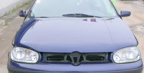 VW Golf 4 Motorhaube Haube Klappe vorne blau LB5N indigoblau  (180277)