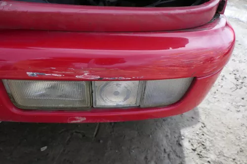 VW Passat 3A 35i Stoßstange vorne Frontstoßstange Pralldämpfer rot LY3D GL G (180450)