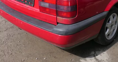 VW Passat 3A 35i Kombi Stoßstange hinten Heckstoßstange Stoßfänger rot LY3D (180452)