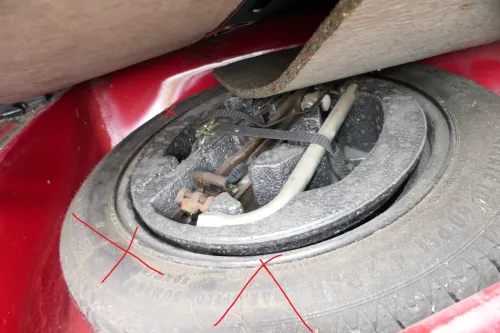 VW Golf 6 7  Plus Bordwerkzeug Pannenset Wagenheber für ( KEIN Ersatzrad Notrad  (180475)