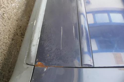 Audi A6 4B C5 Tür nur Türblatt vorne rechts Beifahrertür blau LZ5T (180534)