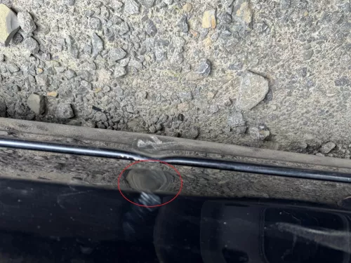 Golf 5 1K5 + Golf 6 AJ5 nur Kombi / Variant Tür hinten links schwarz LC9X- Delle (180577)