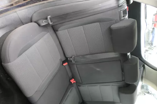 Golf 6 5K Kombi Sitze hinten Rückbank Rücksitzbank 3 Punkt Gurt Lehne OHNE-Kopfs (180608)