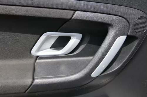 1x Skoda Fabia 5J Kombi Combi Türverkleidung Verkleidung Tür hinten links Griff (180763)