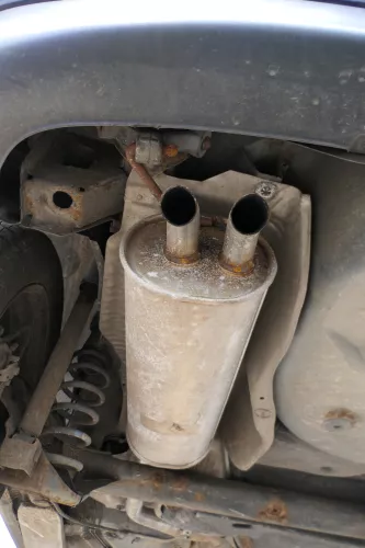 Audi A3 8L Auspuff Endschalldämpfer hinten 1,8 AGN APG 92kw V5 Mittelschalldämpf (180810)