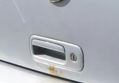 Polo 6N Golf 4 6N2 Lupo Griff Heckkklappe Heckklappengriff silber LA7W Öffner (180908)