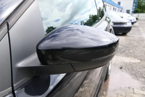 VW Polo 6R 6C elektrischer Spiegel Außenspiegel links außen schwarz LC9X (180931)