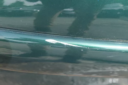 VW Bora Stoßstange vorne Frontstoßstange Stoßfänger vorn grün LC6M SWR (181035)